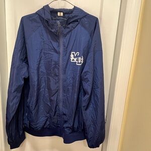 Navy Varsity Bomber Jacket